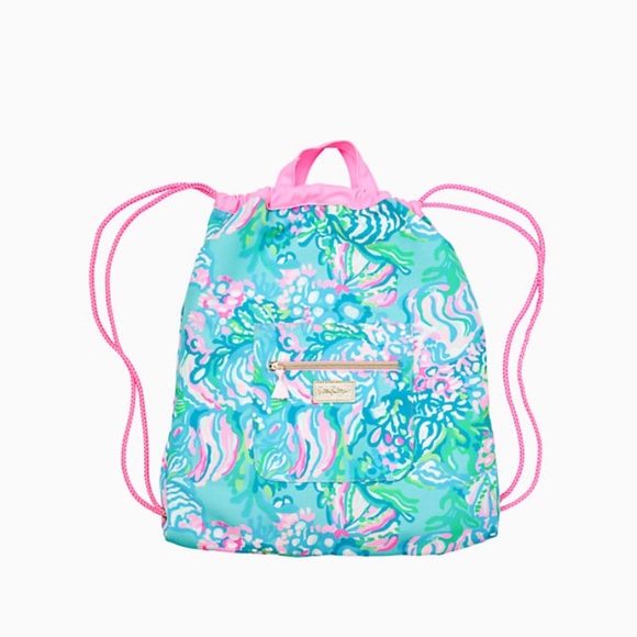 Lilly pulitzer drawstring backpack Clearance